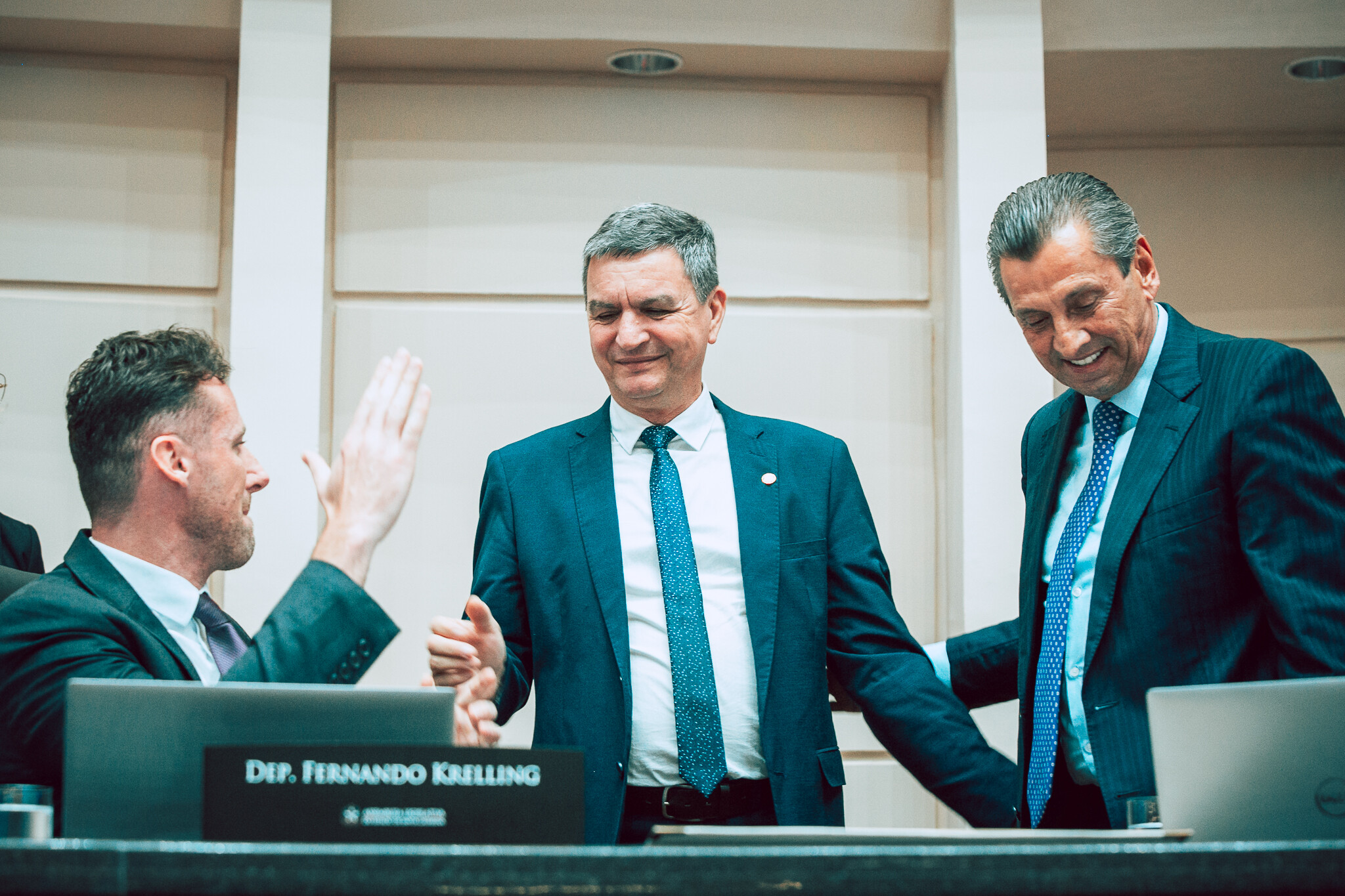 - Deputado Fernando Krelling (MDB) 	
- Deputado Adilson Girard (MDB) - Deputado Julio Garcia (PSD)