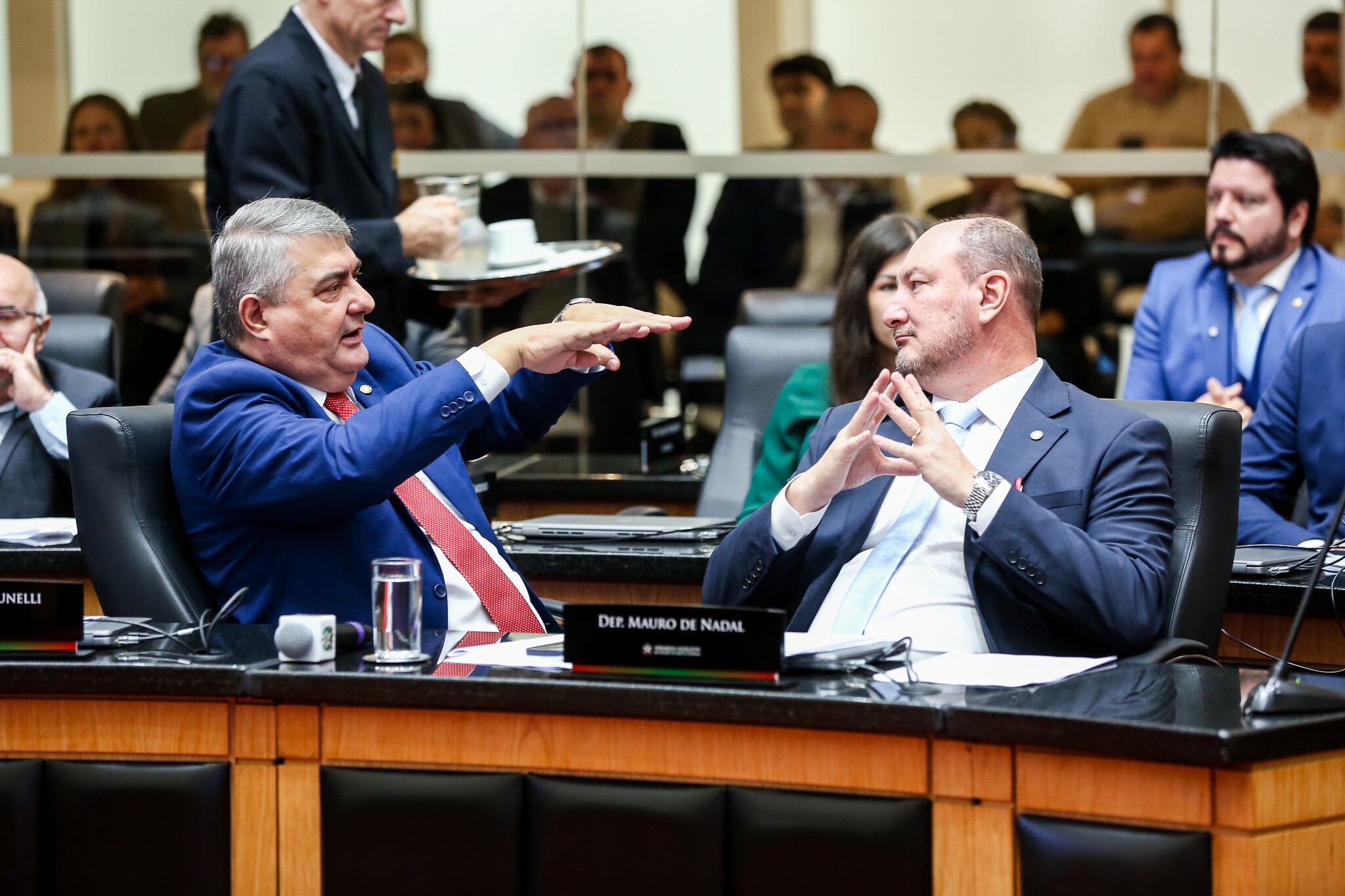 - Deputado Antídio Lunelli (MDB) 	
 - Deputado Mauro de Nadal (MDB)