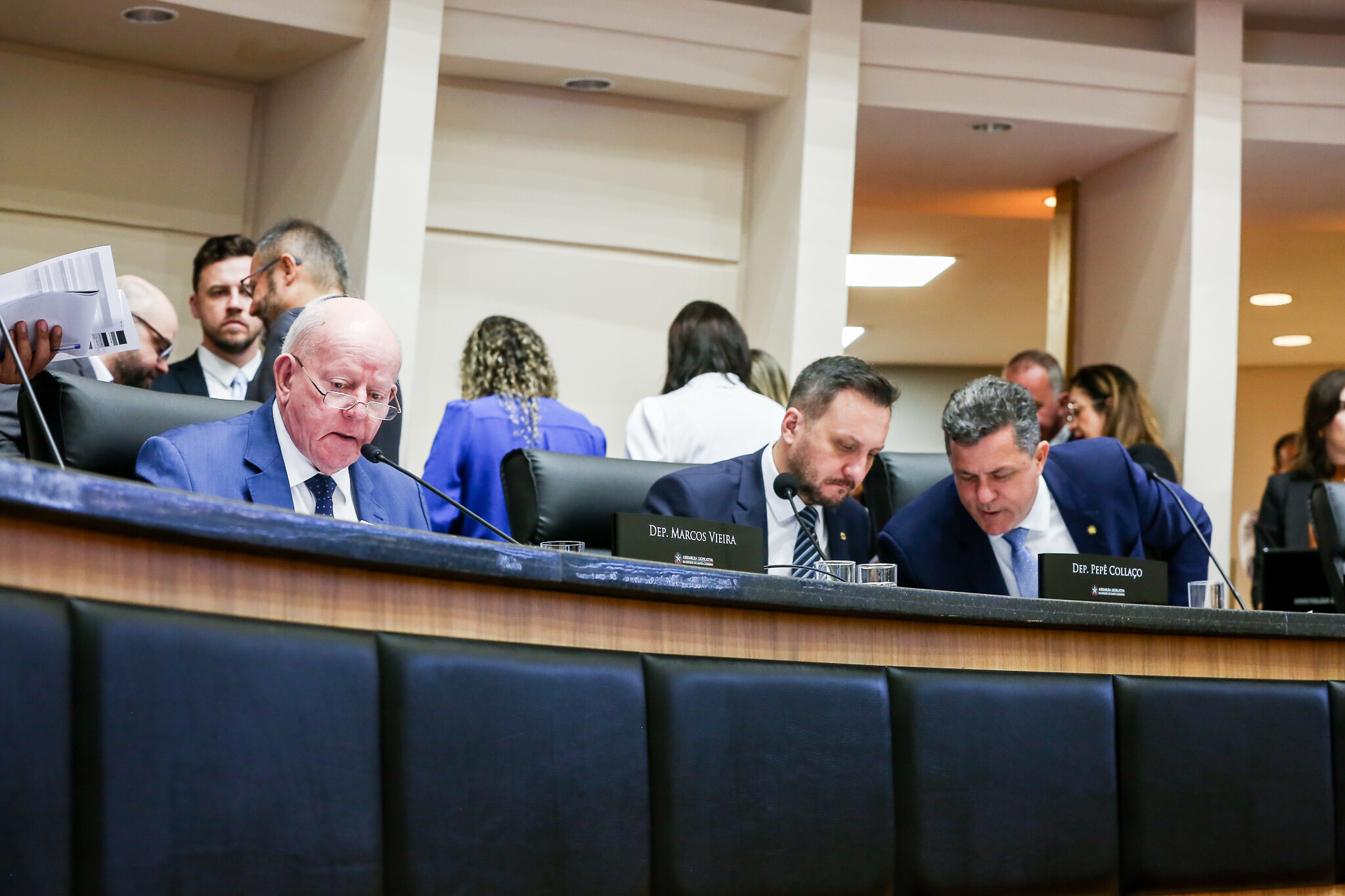 - Deputado Marcos Vieira (PSDB)
 - Deputado Pepê Collaço (PP) - Deputado Ivan Natz (PL)