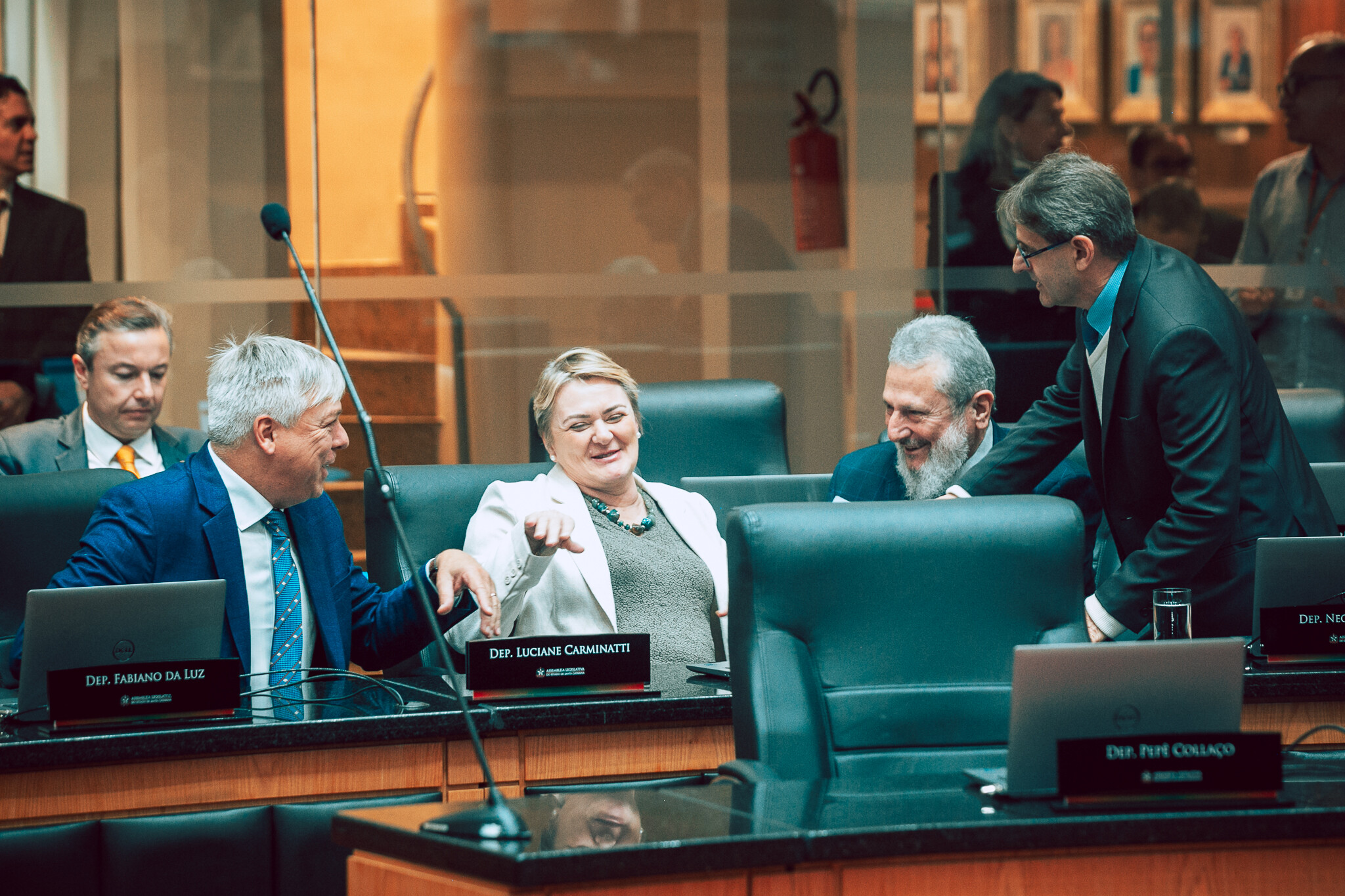 - Deputado Fabiano da Luz (PT) 	
 - Deputada Luciane Carminatti (PT) 		
  - Deputado Padre Pedro Baldissera (PT) 	
 - Deputado Neodi Saretta (PT)