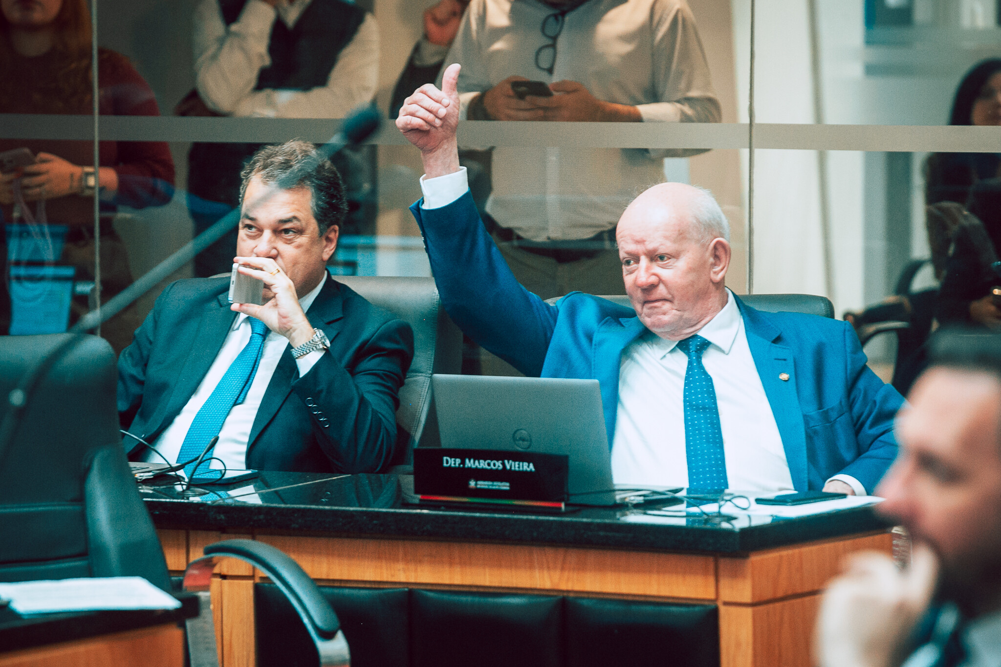 - Deputado Rodrigo Minotto (PDT)
- Deputado Marcos Vieira (PSDB)