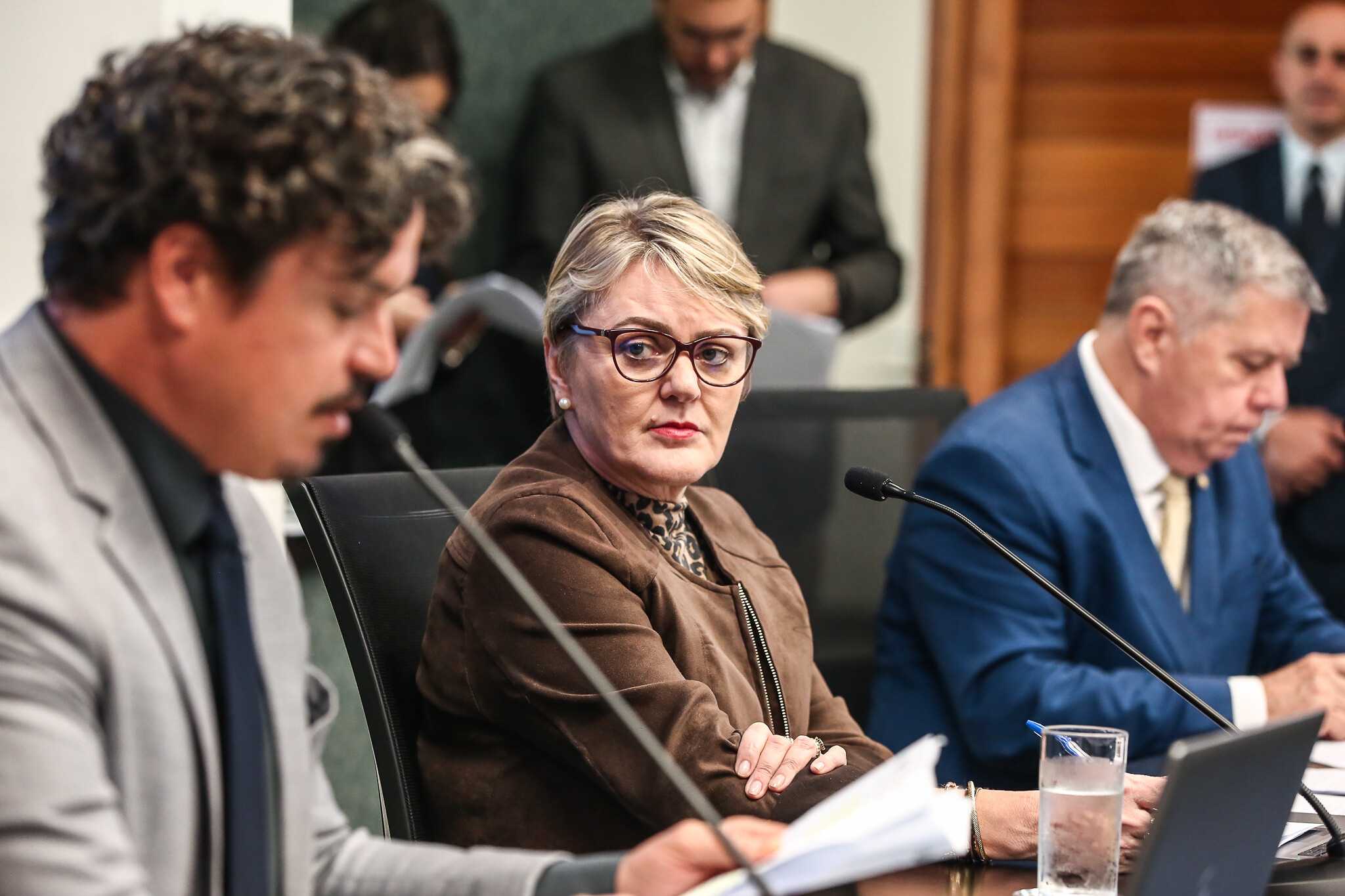 - Deputado Marquito (PSOL)
- Deputada Luciane Carminatti (PT)  - Deputado Mário Motta (PSD)
