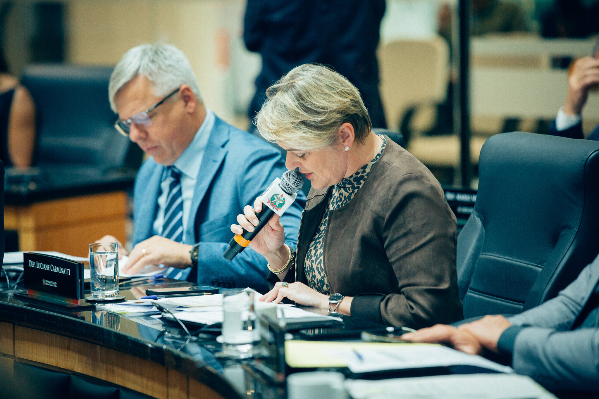 - Deputado Fabiano da Luz (PT)
 - Deputada Luciane Carminatti (PT)
