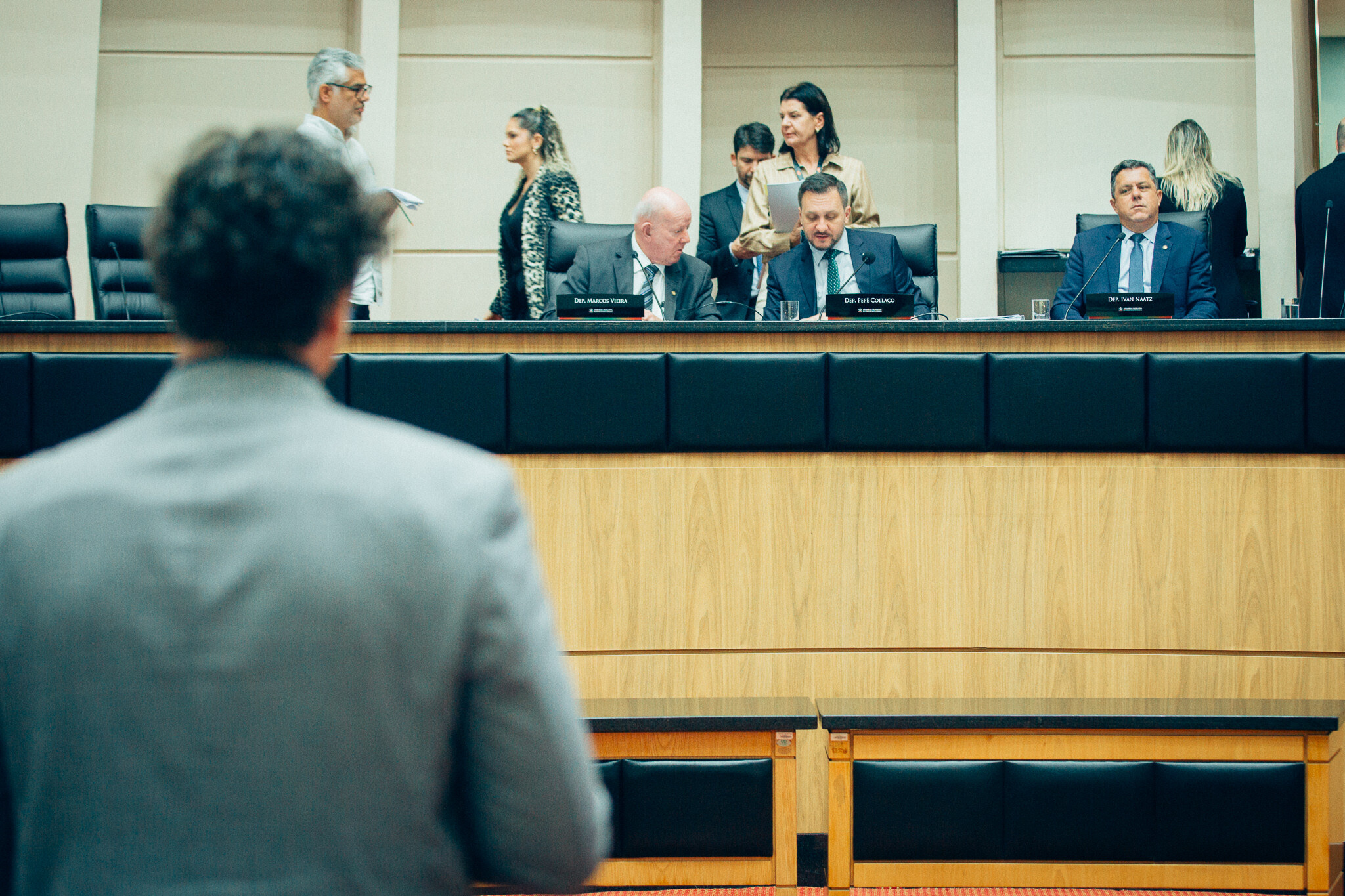 - Deputado Marcos Vieira (PSDB)
- Deputado Pepê Collaço (PP) - Deputado Ivan Natz (PL)