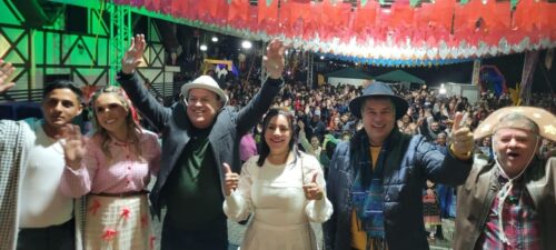 Deputado Rodrigo Minotto prestigia o 1º Arraiá Nordestino em Forquilhinha