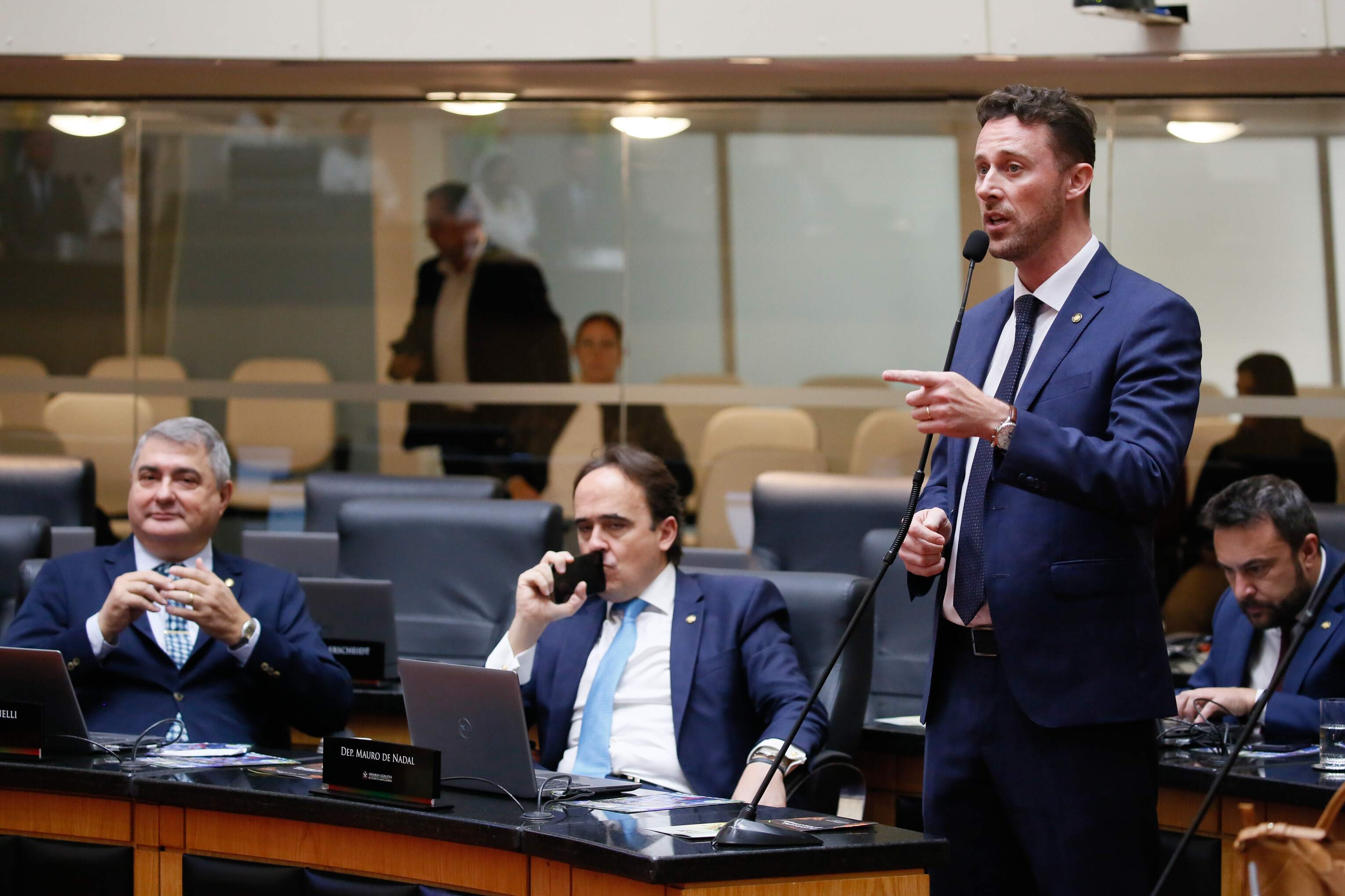 - Deputado Antídio Lunelli (MDB) 	
- Deputado Carlos Humberto (PL)
- Deputado Fernando Krelling (MDB) 	
 - Deputado Marcius Machado (PL)