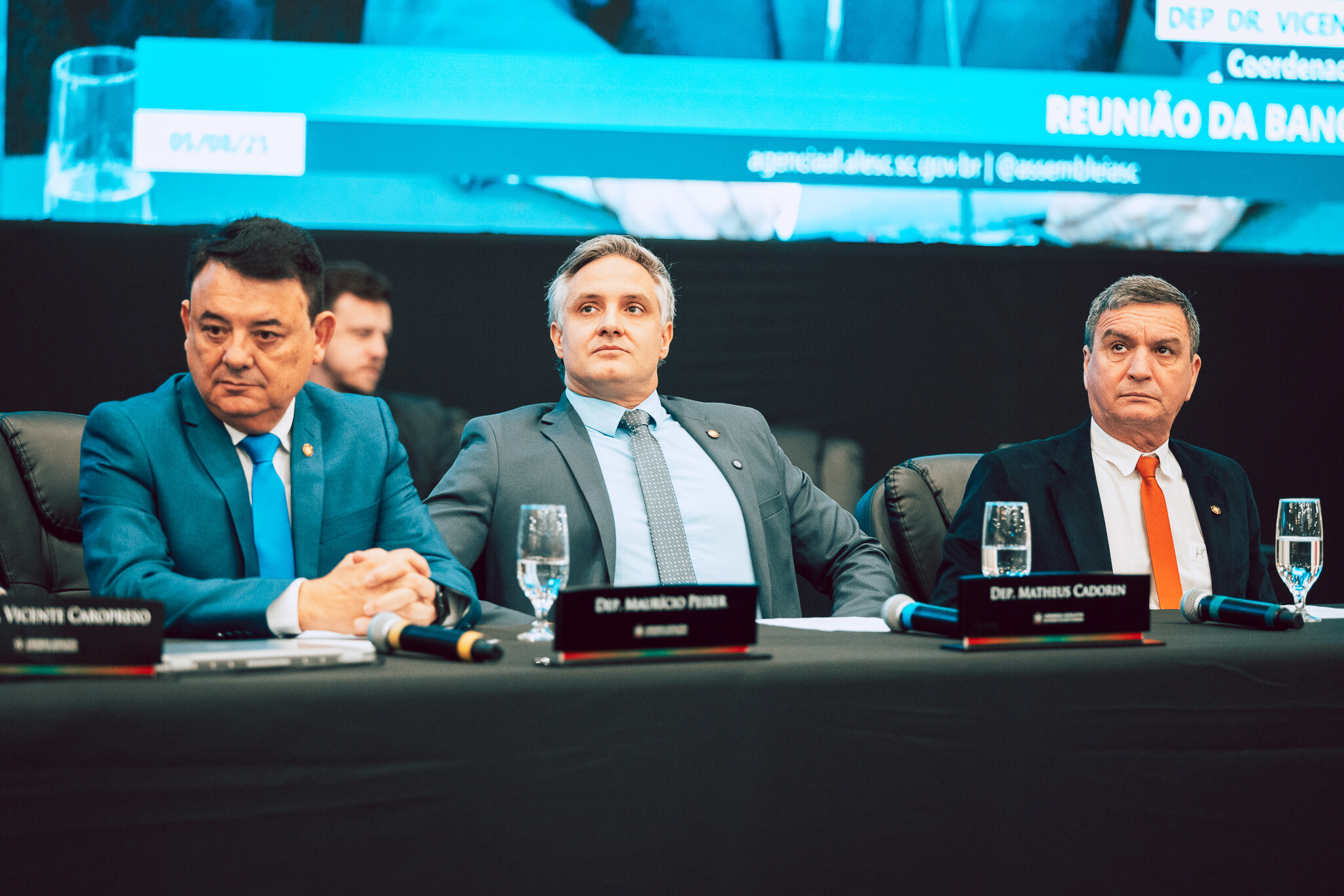 - Deputado Mauricio Peixer (PL)- Deputado Matheus Cadorin (NOVO)  - Deputado Adilson Girard (MDB)