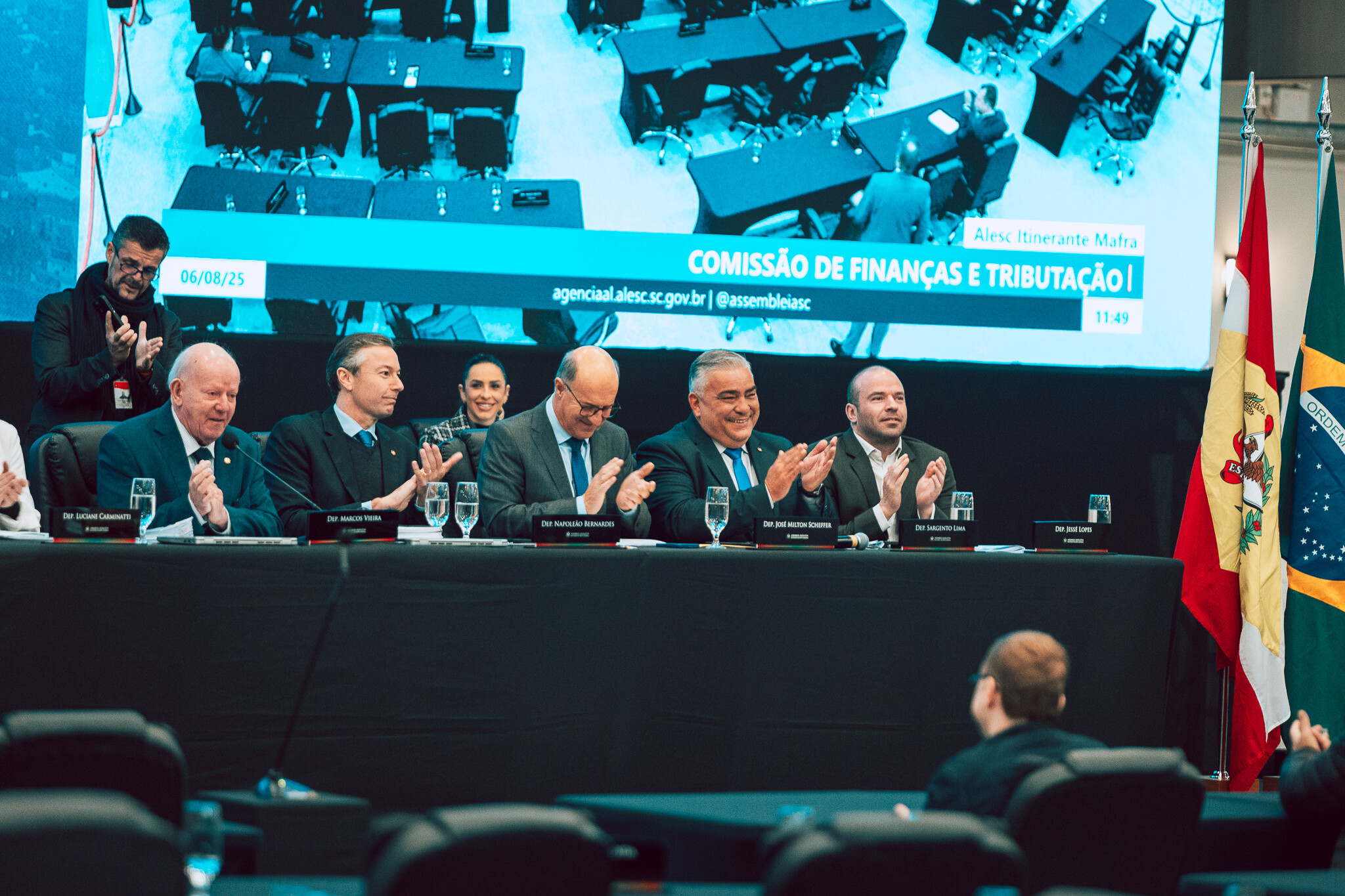- Deputado Marcos Vieira (PSDB) - Deputado Napoleão Bernardes (PSD) 	 - Deputado José Milton Scheffer (PP)
 - Deputado Sargento Lima (PL) 	 - Deputado Jessé Lopes (PL)