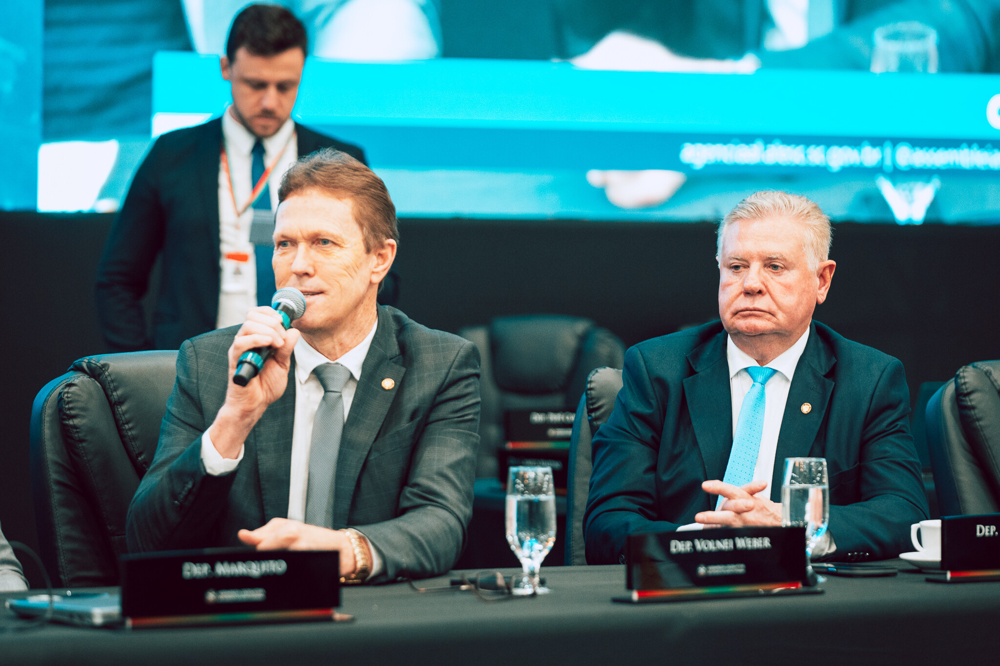 - Deputado Volnei Weber (MDB)
 - Deputado Nilso Berlanda (PL)