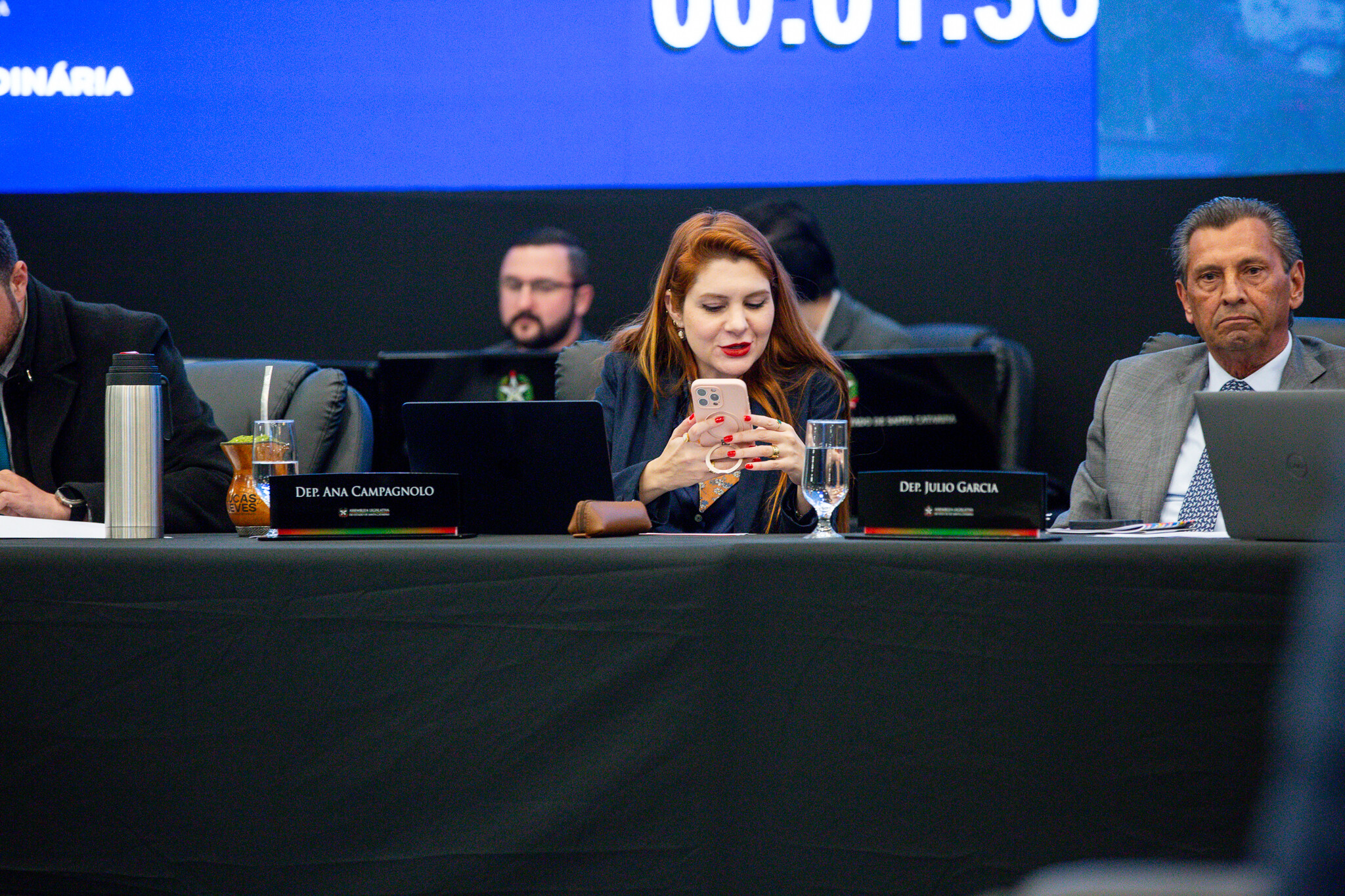 - Deputada Ana Campagnolo (PL)
- Deputado Julio Garcia (PSD)
