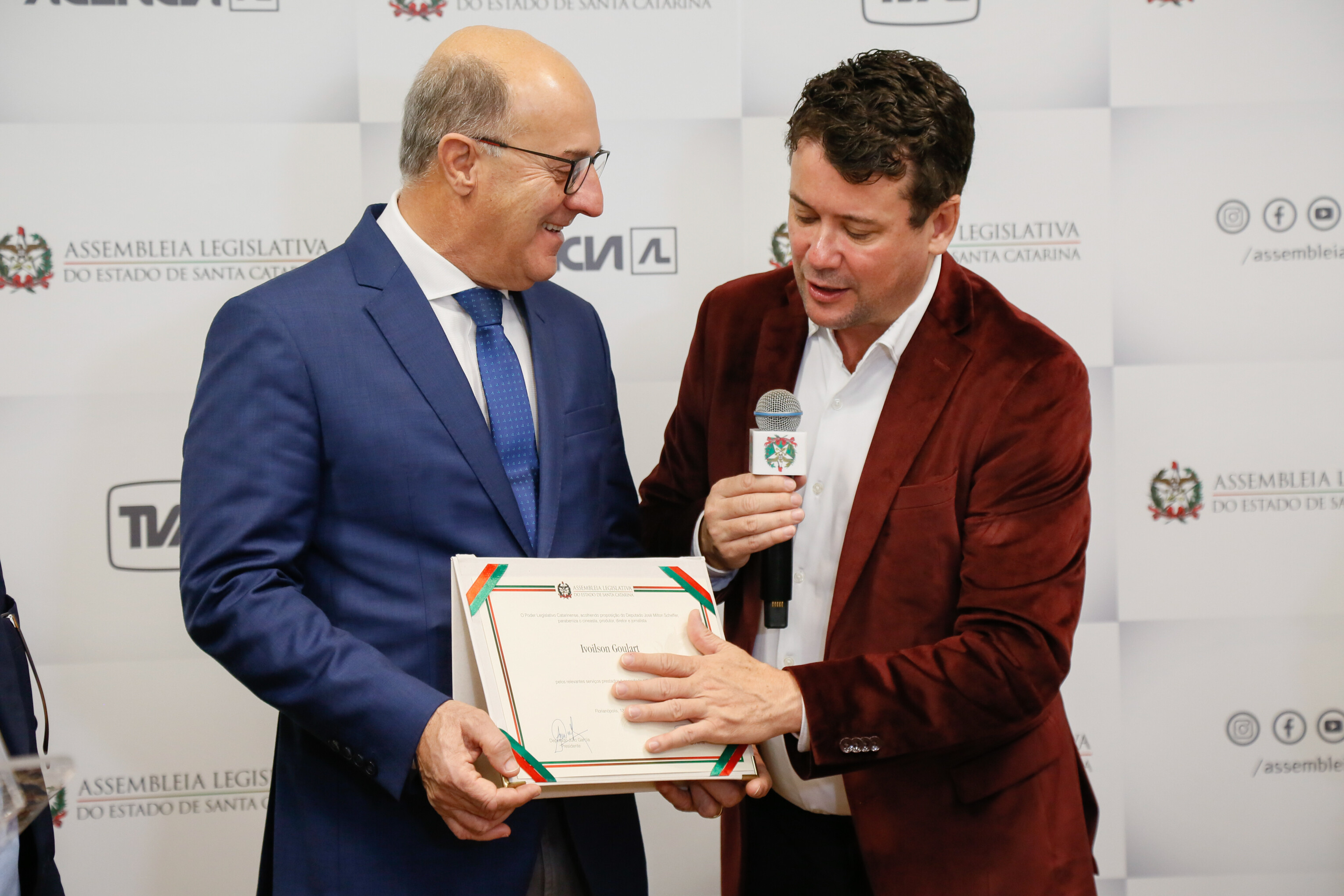 Deputado José Milton Scheffer, Cineasta Ivoilson Goulart