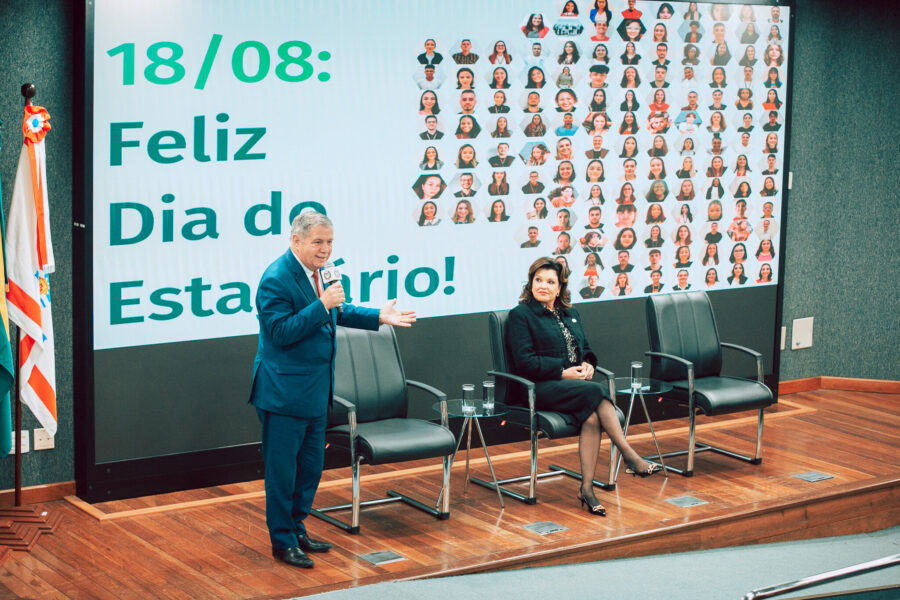 Deputado Mário Motta e a a vice-governadora Marilisia Boehm
