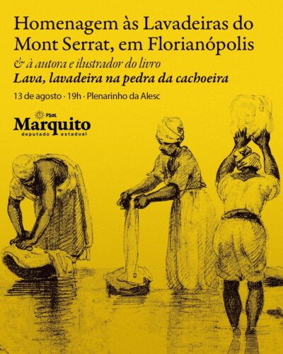 Lavadeiras do Monte Serrat serão homenageadas pelo deputado Marquito na ALESC