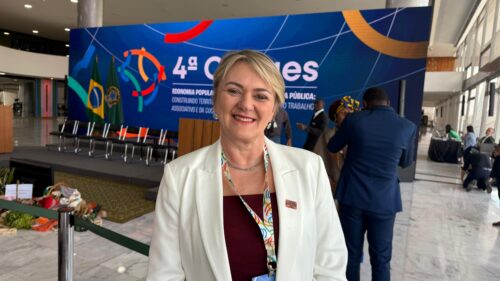 Luciane participa da Conferência Nacional de Economia Popular e Solidária em Brasília