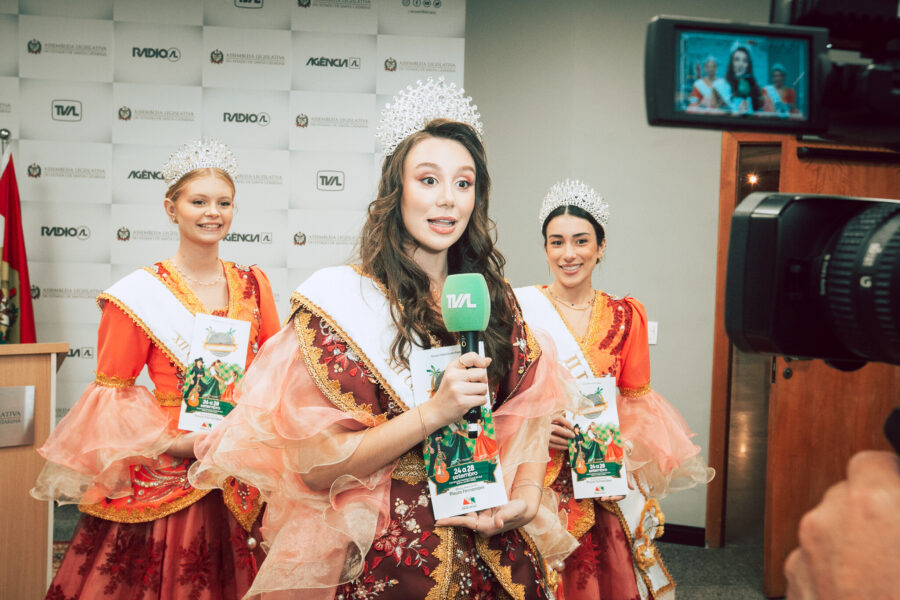 Realeza da Cocalfest fala para a TV AL