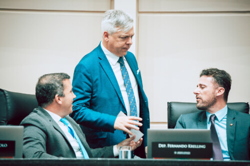 - Deputado Camilo Martins (Podemos)- Deputado Fabiano da Luz (PT) 	
- Deputado Fernando Krelling (MDB)