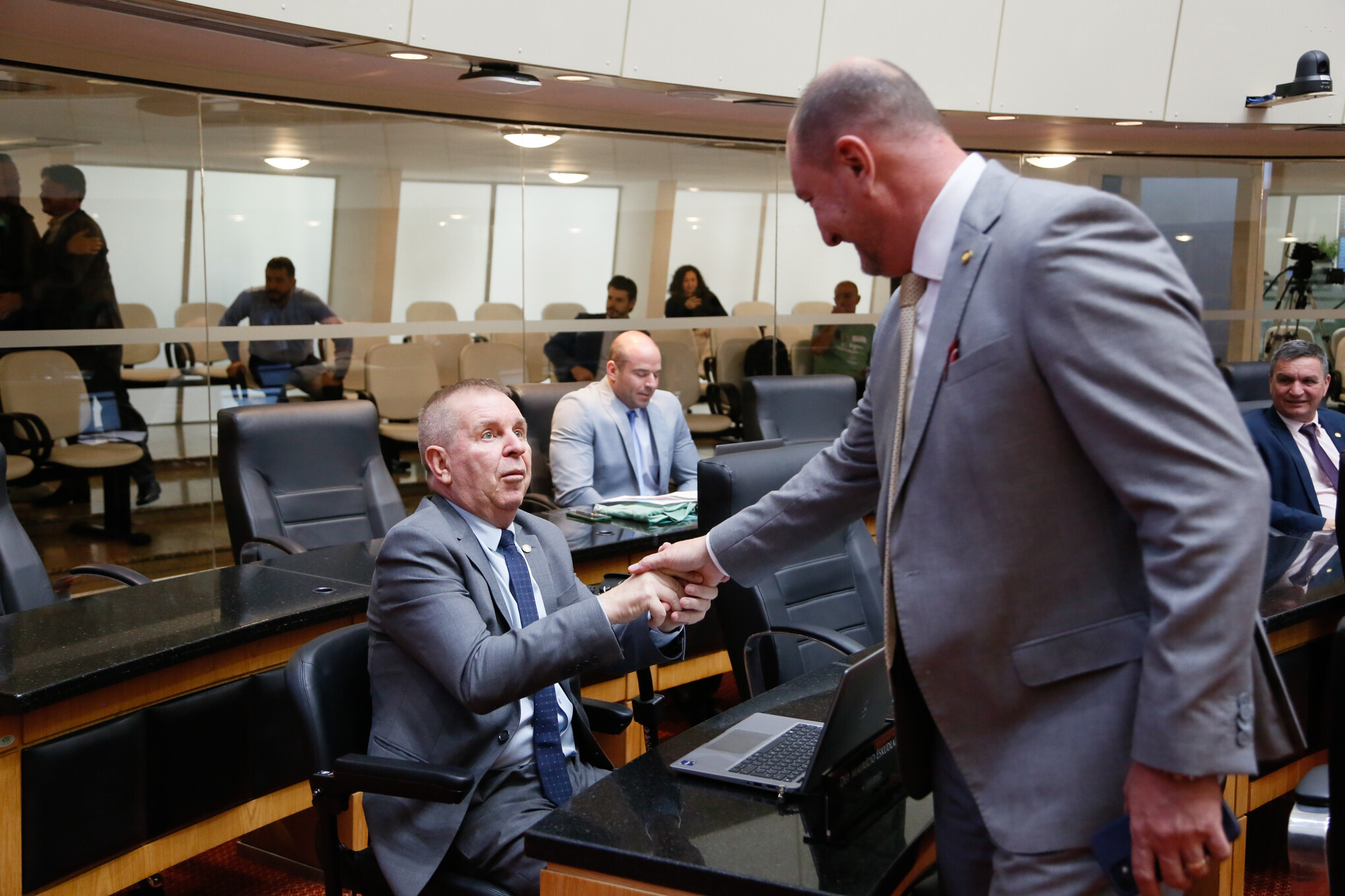 - Deputado Maurício Eskudlark (PL) 
 - Deputado Mauro de Nadal (MDB)