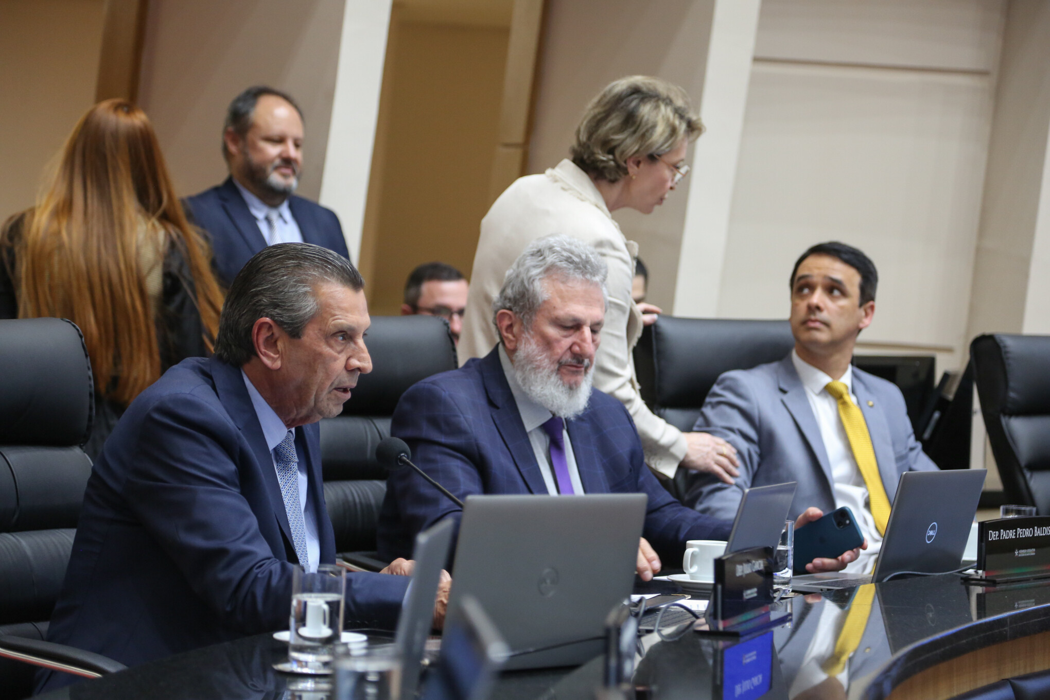 - Deputado Julio Garcia (PSD) 	
- Deputado Padre Pedro Baldissera (PT) 	
 - Deputado Marcos da Rosa (União)