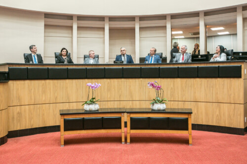 -Andreas Eisele - Sub.Procurador de Justiça - Marilisa Boehm  Vice-Governadora de Santa Catarina - Deputado Maurício Eskudlark (PL)  - Deputado Sargento Lima (PL) 	

- Jorginho dos Santos Mello -  Governador de Santa Catarina-- Carlos Alberto Civinsk - Presidente Tribunal Regional Eleitoral de San