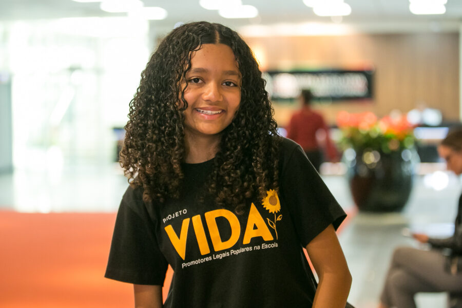 Nicolly Campos, estudante