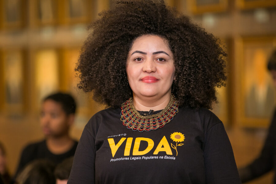 Coordenadora técnica do projeto Vida, Aline Aparecida de Souza