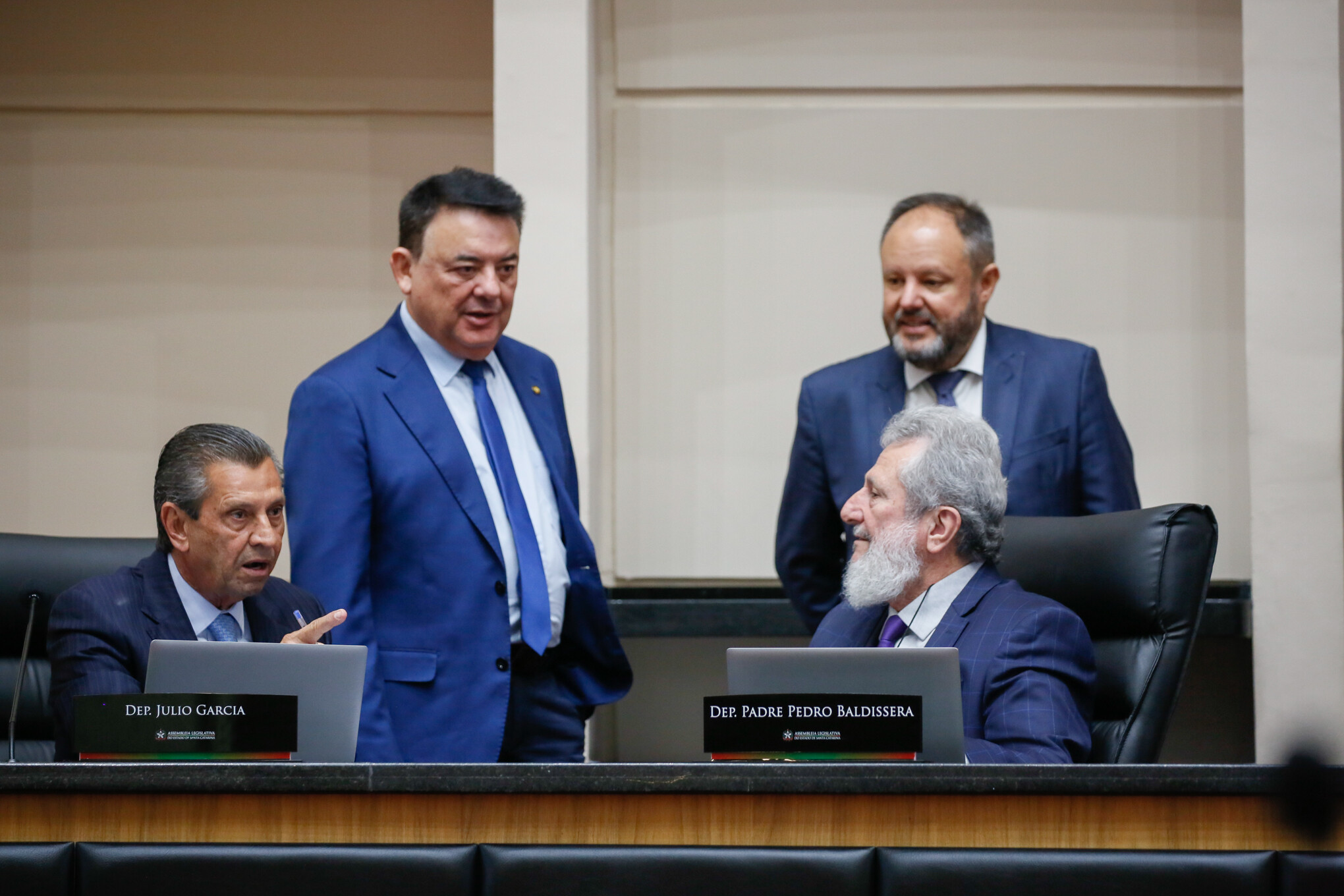 Deputado Julio Garcia, Deputado Mauricio Peixer, Deputado Padre Pedro