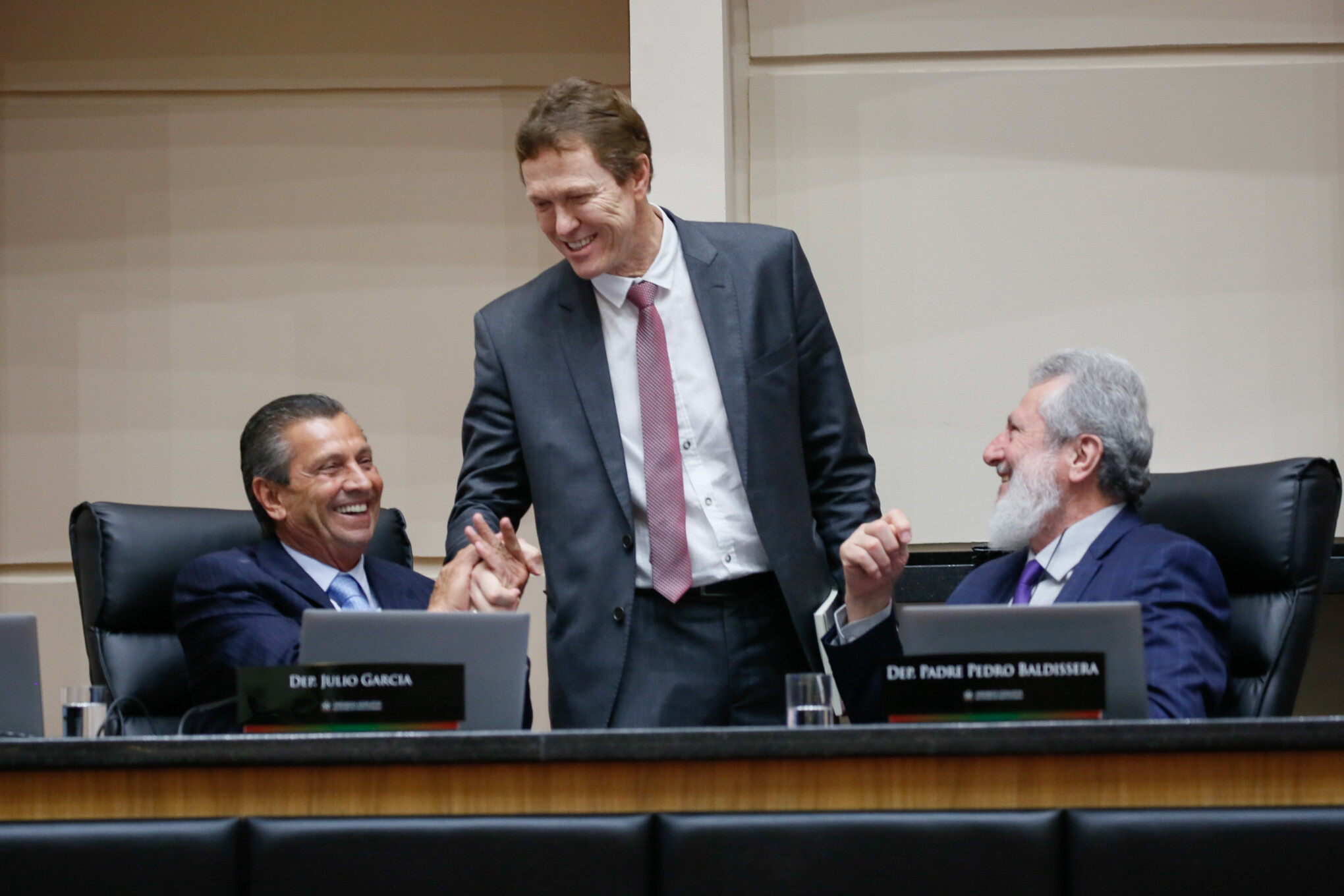 Deputado Julio Garcia, Deputado Volnei Weber, Deputado Padre Pedro