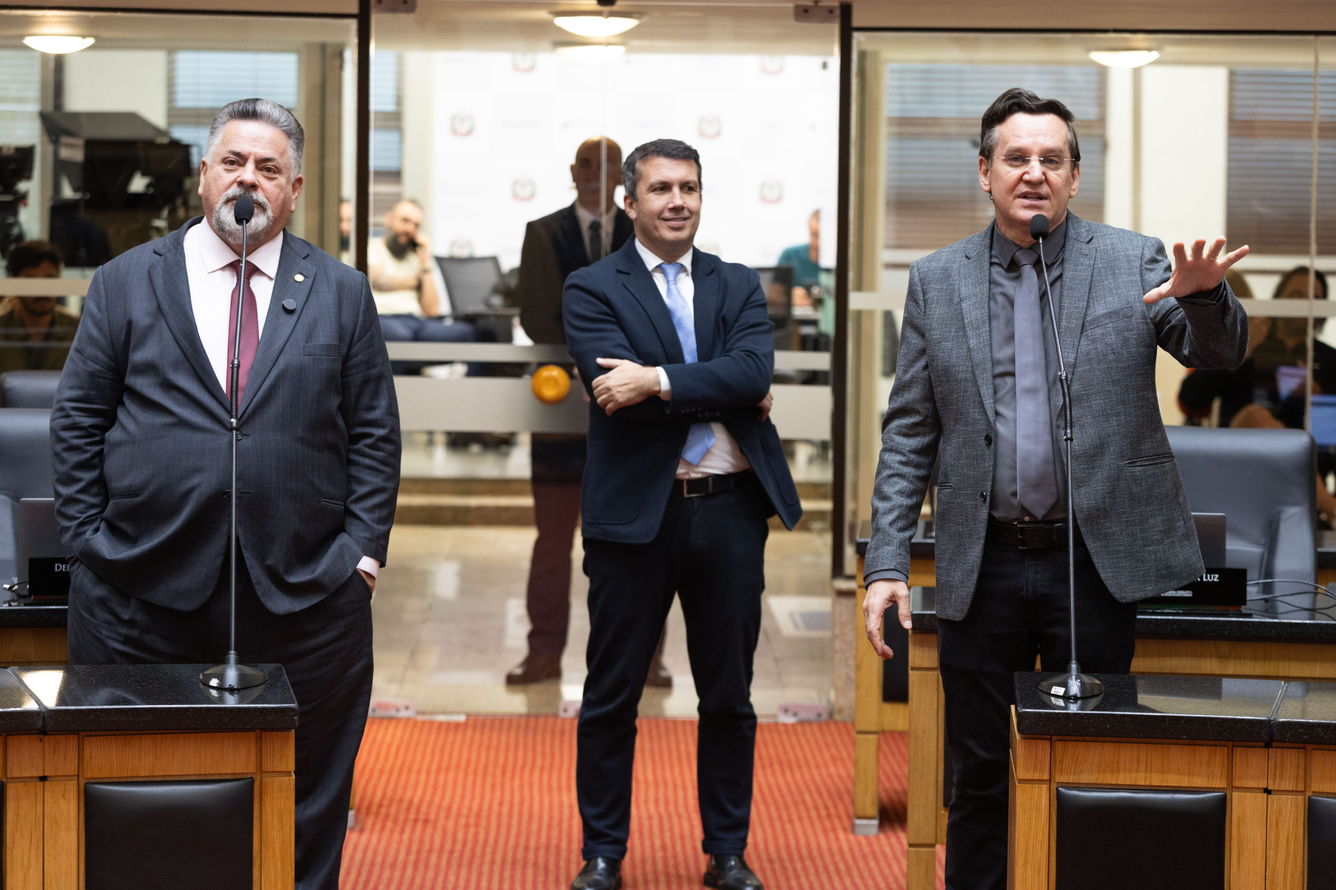 - Deputado Sergio Motta (Republicanos) - Deputado Camilo Martins (Podemos) 	 - Deputado Jair Miotto (União)