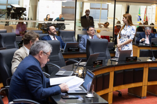 Deputado Marcius Machado (PL)  - Deputado Mauricio Peixer (PL)	
 - Deputada Ana Campagnolo (PL)