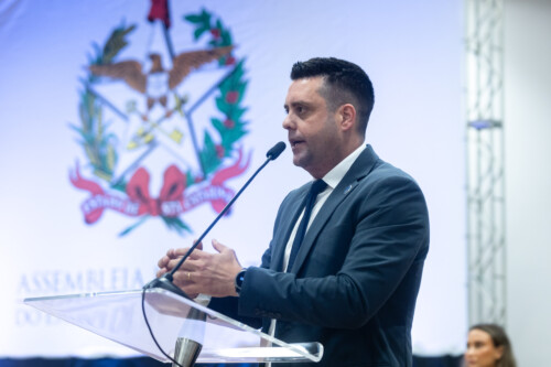 - Diego Machado - Presidente  Câmara  de Vereadores de Joinville SC