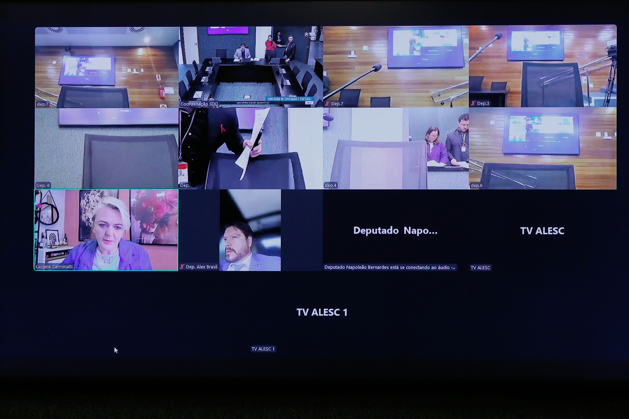 - Deputada Luciane Carminatti (PT) 		
- Deputado Alex Brasil (PL) - Deputado Marquito (PSOL)