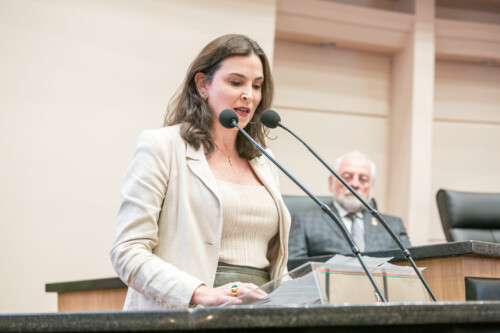 - Dra. Andréa Antunes Caldeira de Andrada Ferreira Presidente do Conselho Regional de Medicina de Santa Catarina (CRM-SC)