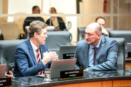 - Deputado Volnei Weber (MDB)
 - Deputado Mauro de Nadal (MDB)
