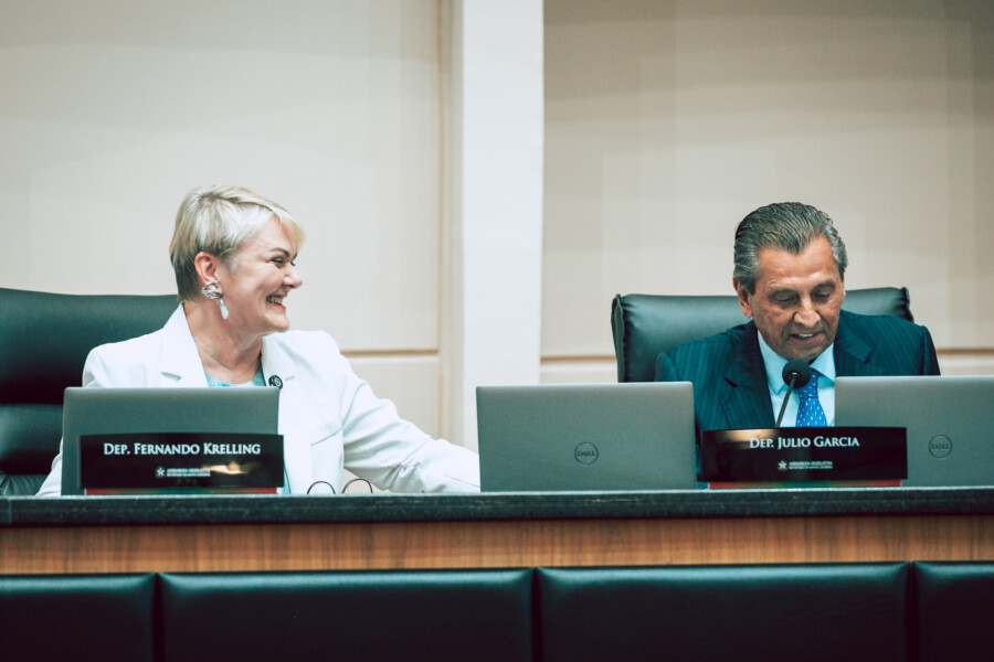- Deputada Luciane Carminatti (PT) 		
- Deputado Julio Garcia (PSD)