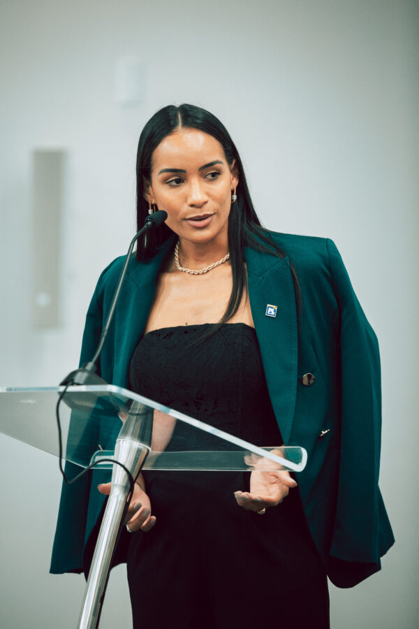 Vereadora Pamelys de Barros, presidente da Câmara Municipal de Braço do Norte.