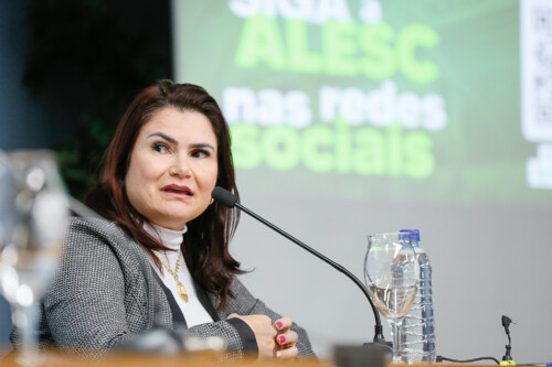 Prefeita de Brunópolis,  Tânia Bortolini