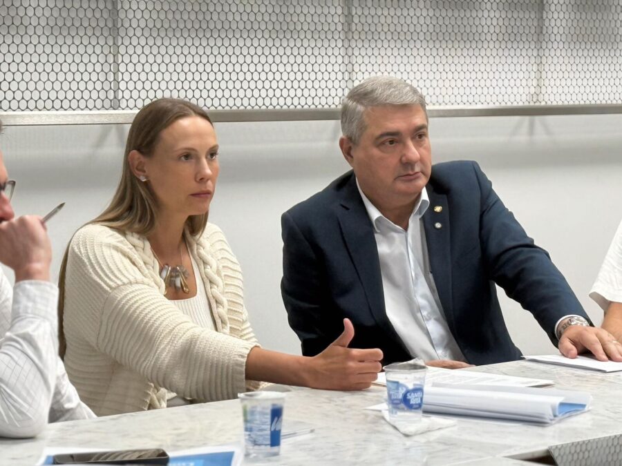 Lunelli presta contas em reunião com a diretoria da Acijs.