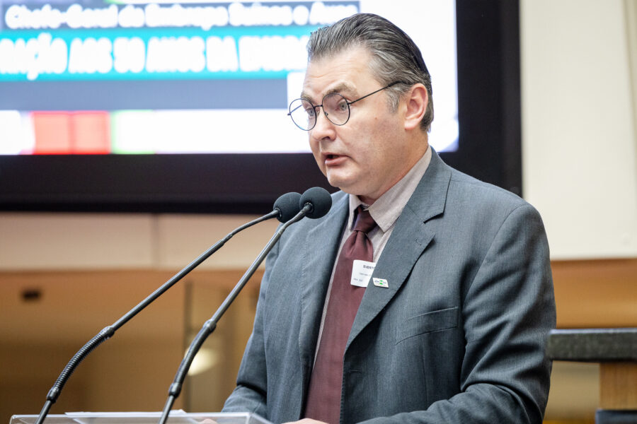 Everton Luis Krabbe, chefe-geral da Embrapa Suínos e Aves.