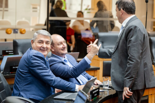 - Deputado Antídio Lunelli (MDB) 	
 - Deputado Mauro de Nadal (MDB)