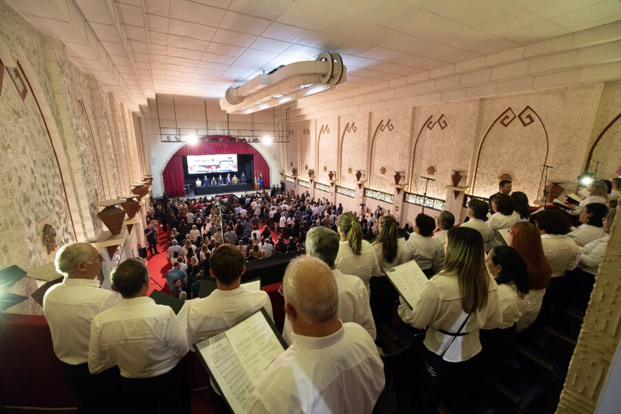 A solenidade aconteceu no Teatro Marajoara, em Lages.