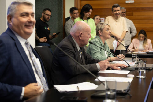- Deputado Antídio Lunelli (MDB) 	
- Deputado Marcos Vieira (PSDB)
 - Deputada Luciane Carminatti (PT)