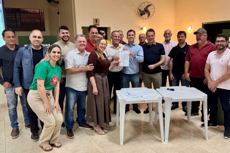 Deputado Minotto anuncia investimentos para o bairro Santa Cruz, em Forquilhinha.