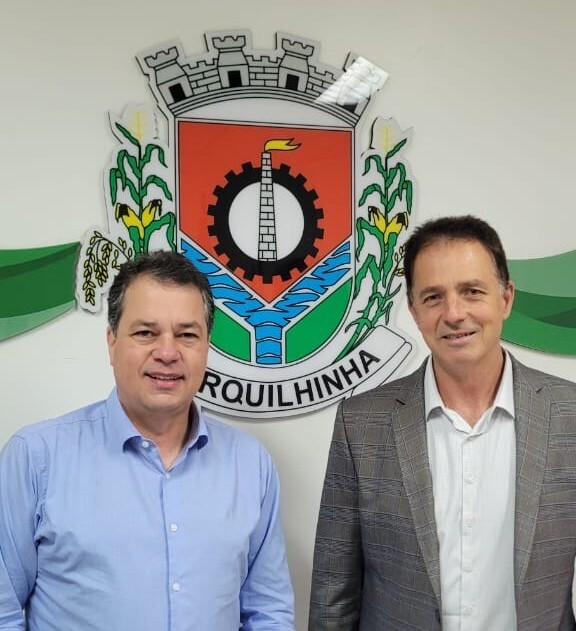 Deputado Minotto visita prefeito em exercício de Forquilhinha.