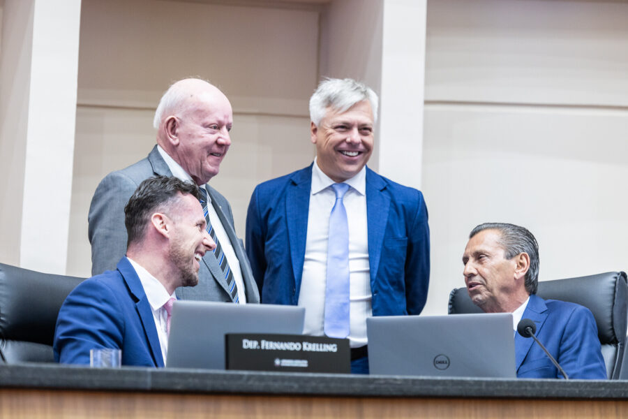 - Deputado Fernando Krelling (MDB) 	 - Deputado Marcos Vieira (PSDB) - Deputado Fabiano da Luz (PT) 	
 - Deputado Julio Garcia (PSD)