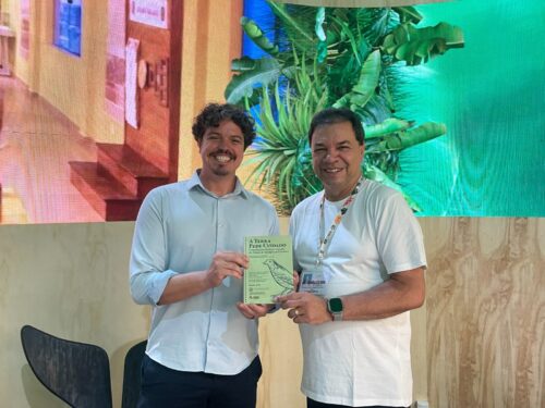 Em Belém, Marquito é recebido pelo presidente da Alepa e entrega relatório sobre SC