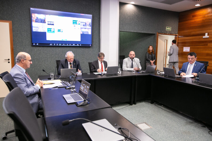 Reunião da Comissão de Saúde na manhã desta quarta-feira (10).
