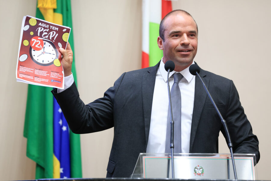 O deputado Jessé Lopes (PL) fez críticas à Prefeitura de Florianópolis na sessão desta quarta-feira (4)