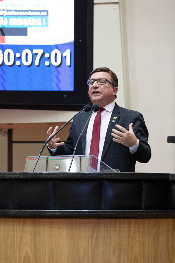 - Deputado Junior Cardoso (PRD)       Ana Quinto/Agência AL