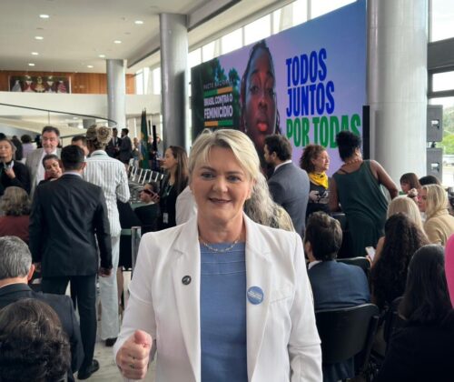 Luciane participa do lançamento do Pacto de Combate ao Feminicídio em Brasília