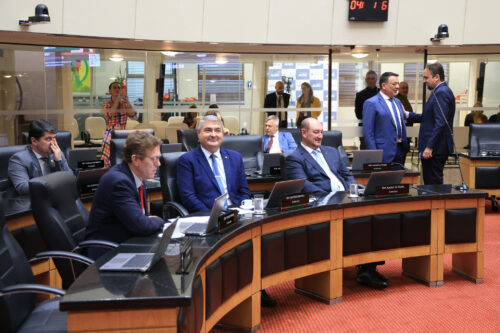 - Deputado Volnei Weber (MDB)
- Deputado Antídio Lunelli (MDB) 	
 - Deputado Mauro de Nadal (MDB) 	 - Deputado Mauricio Peixer (PL)	

 - Deputado Carlos Humberto (PL)